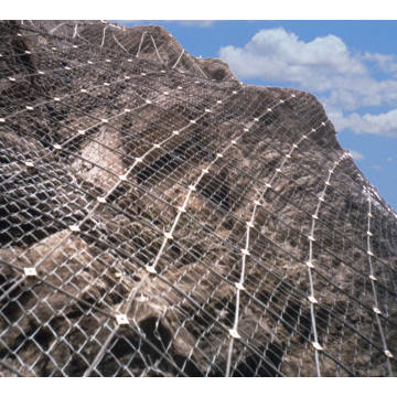 Slope Protection Stainless Steel Wire Rope Mesh/ Safety Netting System